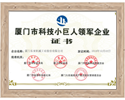 厦门市科技小巨人领军企业